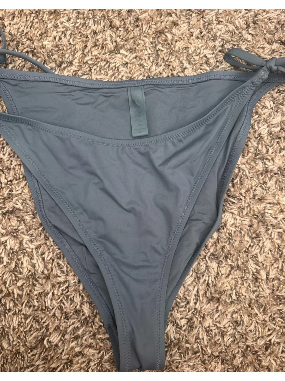 SKIMS Solid Slate Blue Bikini Bottom